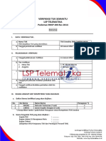 Contoh Verifikasi TUK LSP Telematika