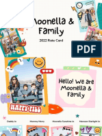 Moonella & Family 2022 Rate Card