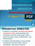 Mengembangkan Indikator Pencapaian Kompetensi