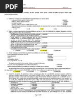 Prequalifying Exam Level 1 Set A AK FSUU Accounting