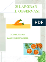 TEKS OBSERVASI WORTEL Yu