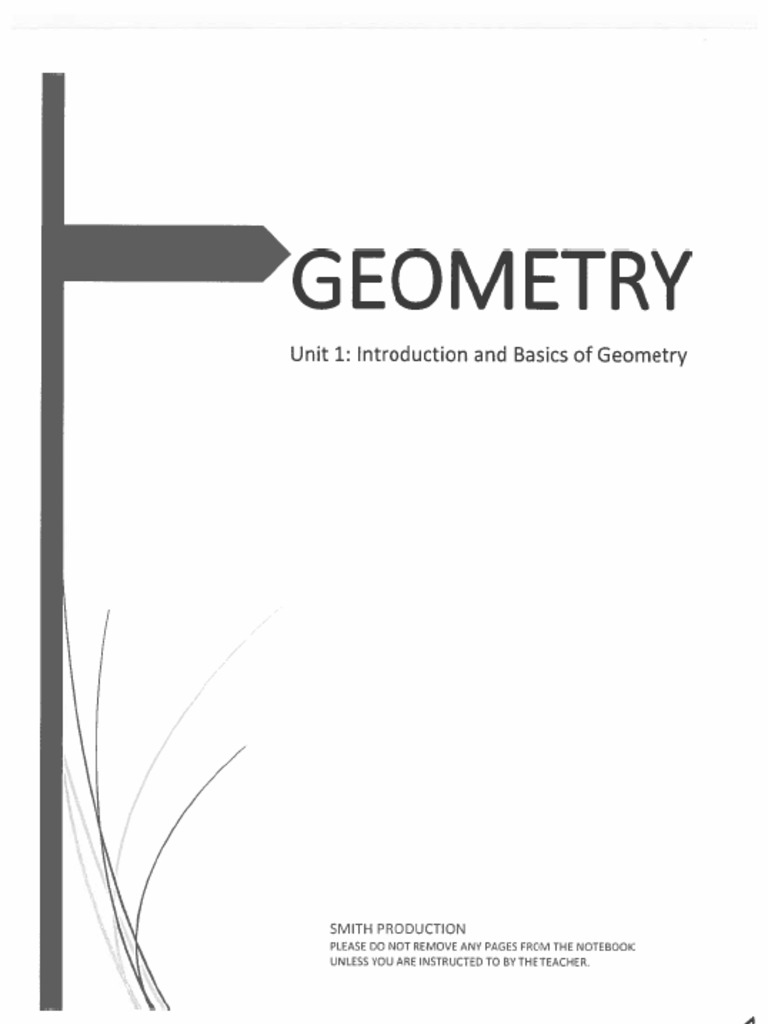 Geometry Unit 1 PDF