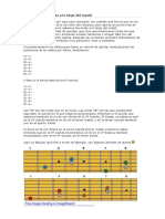 Aprendernos La Notas A Lo Largo Del Mastil