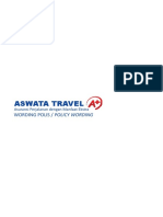 Wording Polis Aswata Travel A+