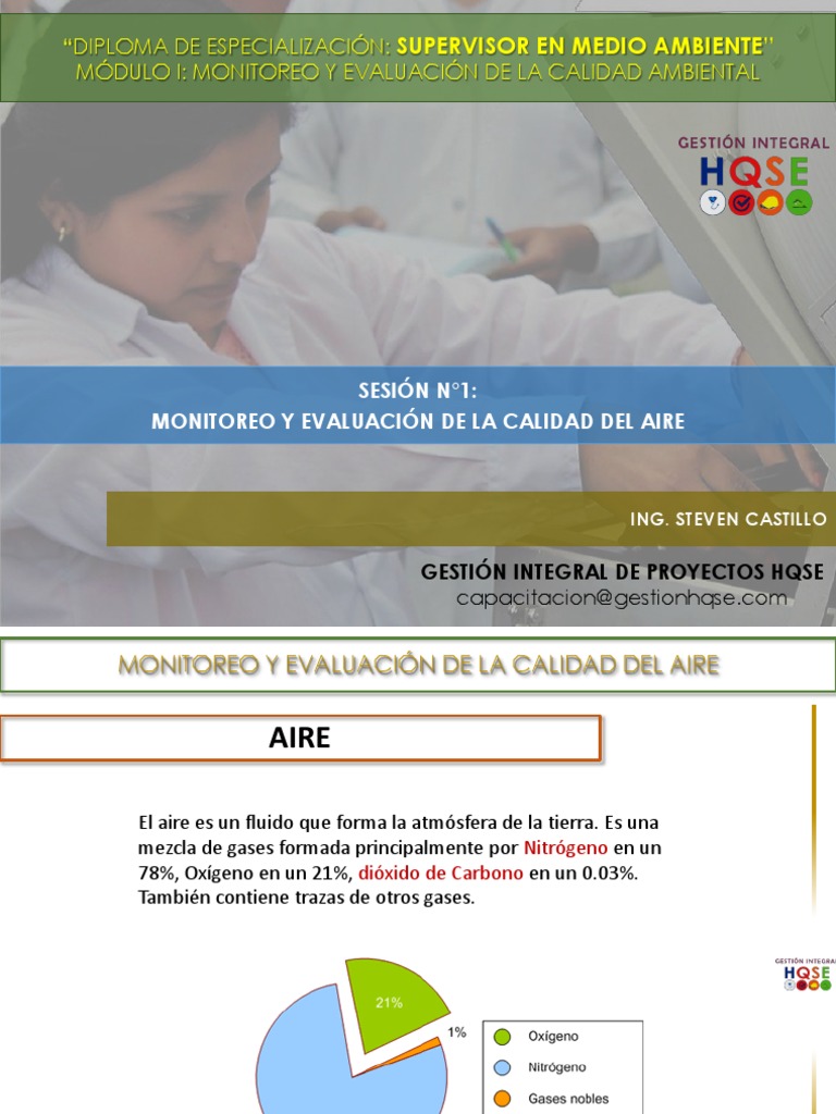 Monitoreo de Calidad del Aire | PDF | La contaminación del aire ...