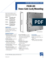 Folger Adam FGM 80 Mechanical Lock