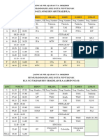 Jadwal Pelajaran