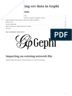 Gephi Importing CSV Data in Gephi en