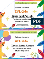 Diplomas Lectura Fin de Ciclo 2022