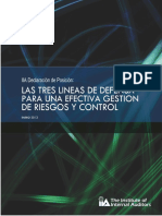 PP The Three Lines of Defense in Effective Risk Management and Control Spanish