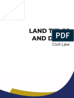 LAND TITLES AND DEEDS CIVIL LAW