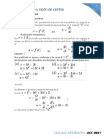 4.2 Incremento y Razón de Cambio