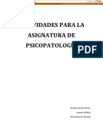 Actividades de Psicopatologia