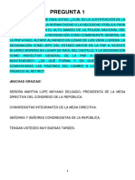 Willy Huerta: Respuestas A Pliego Interpelatorio