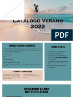 Catálogo Verano 2022 Clientes Bania
