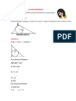 Resolución de problemas geométricos con teoremas de la circunferencia