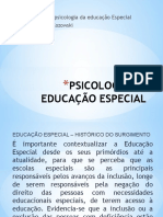 PSICOLOGIA DA EDUCAÇÃO ESPECIAL