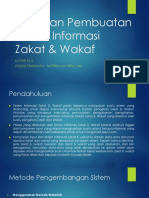 Perancangan SI ZAKAT WAKAF