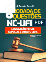 Questões sobre Direito Penal Especial e Direito Civil na 6a rodada da NC-UFPR