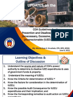 COA GUIDELINES FOR PREVENTION OF IUEEU EXPENDITURES