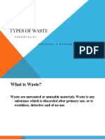Types of Waste Science Presentation