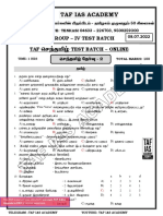 TAF IAS Acadamey Model Paper 2 - Tamil