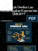 Omnibus Law Dan Koperasi
