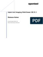 Open Text Imaging Web Viewer CE 21.1 Release Notes