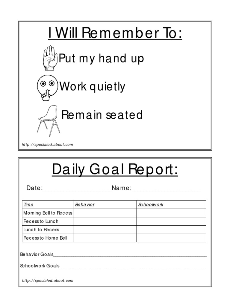 SelfMonitoringChecklists PDF