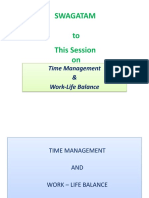 Time Management and WLB