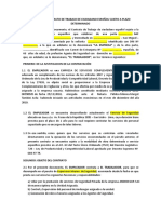 Modelo Contrato Trabajador Español Extranjero Sujeto A Plazo Determinado