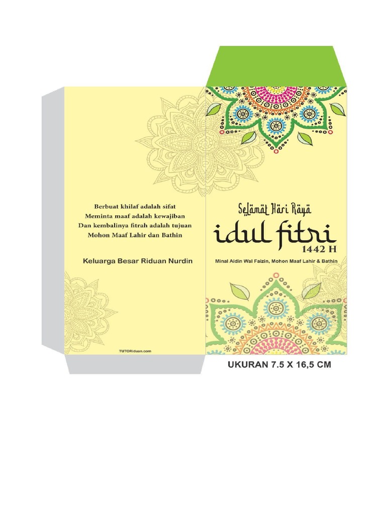 Amplop Lebaran 2022 PDF