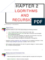 Algorithms and Recursins