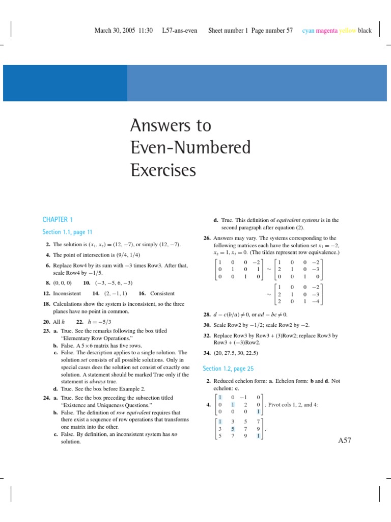 Business Mathematics Answers To Even Numbered Questions PDF
