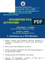 PTA Natl Forum Suggested PTA Activities April 19 20221