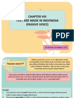 Chapter 8 Passive Voice