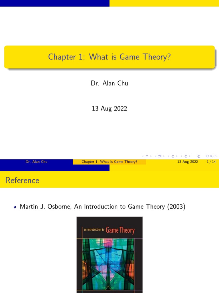 An Introduction to the Fundamental Concepts of Game Theory PDF Game