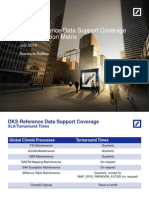 Reference Data - Support Coverage and Escalation Matrix