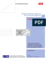 DSI - DYWIDAG - ETA 05 0123 - Post Tensioning System Using Bars - en