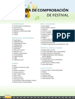 Lista de Comprobación Festival