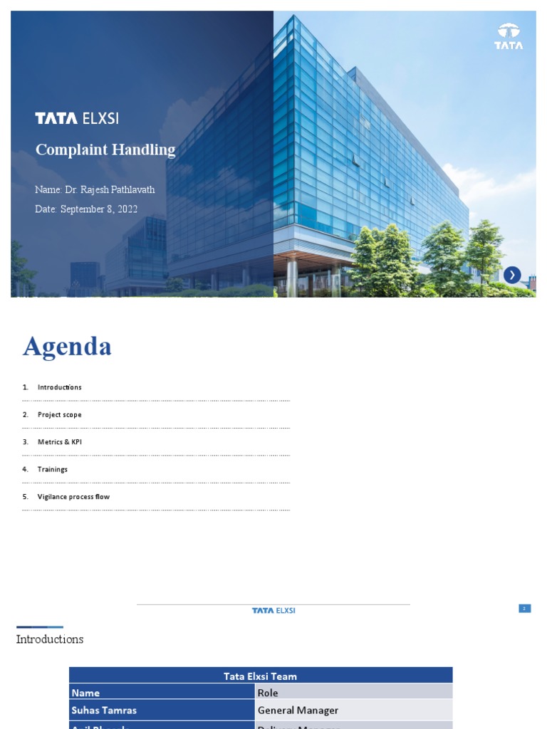 Complaint Handling Kpis Pdf Databases Computing