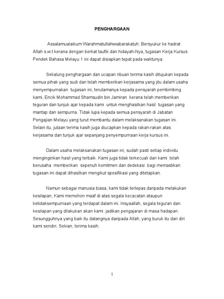 Ppismp Sem 3 Bahasa Melayu Tugasan Pdf