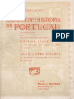 Folheto explicativo sobre a história de Portugal