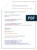 How To Create Logical Standby in DataGuard