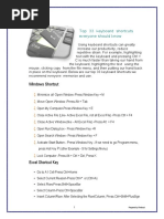 Keyboard Shortcuts Everyone Should Know