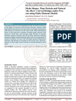 Investigate The Mode Shapes, Time Periods and Natural Frequency of The Skew Curved Bridges Under Free Vibrations Using Finite Element Models