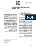 Amino Acid Composition, Score and in Vitro Protein Digestibility of Foods in Norhwest Mexico