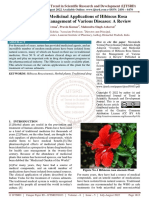 Cosmetic and Medicinal Applications of Hibiscus Rosa Sinesis For The Management of Various Diseases A Review