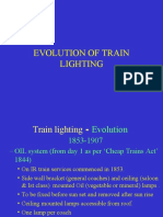 Evolution of Train Lighting