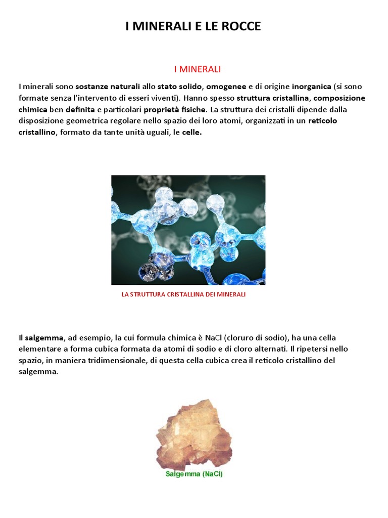 L'angolo della Geologia: Introduzione alle Rocce - Video Didattico, image size:768x1024